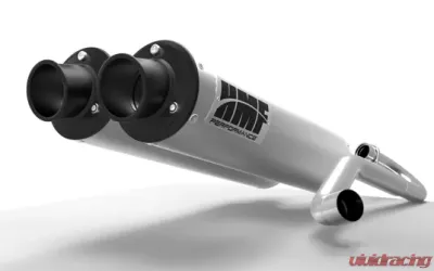 HMF Racing Dual Full System Exhaust Black Tips for Polaris RZR 900 15-17 - 035546636072