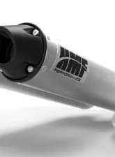 HMF Racing Dual Full System Exhaust Brushed Euro Black Tips Center Mount Polaris RZR 900 Trail 15-17                                     - 035546636083 - Image 2