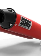 HMF Racing Dual Full Exhaust System Red Euro Black Tips Polaris RZR 900 15-17                                     - 035546636683 - Image 2