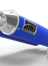 HMF Racing Dual Full System Exhaust Blue Tips Polaris General 1000 15-17                                     - 035596636486 - Image 2