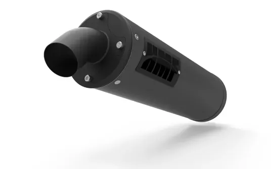 HMF Racing Exhaust System for Honda CRF450R 2017-2021, Aluminum, Black - 535483608795