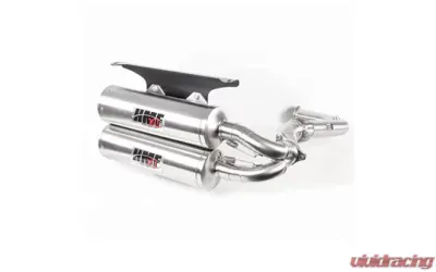 HMF Racing Titan XL Dual Turbo Back Exhaust, Black Stainless, Can-Am X3 2017-2022 - 71660A638893