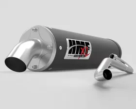 HMF Racing Exhaust System for Honda CRF450R 2017-2021, Black, Steel