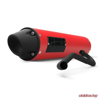 HMF Racing Full System Exhaust Polaris RZR 170 2015-2019, Black Steel - 035684606692