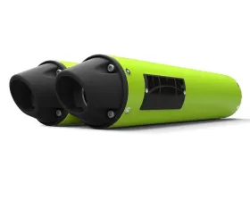 HMF Racing Dual Slip On Exhaust Can-Am Maverick/MAX 13-18, Black