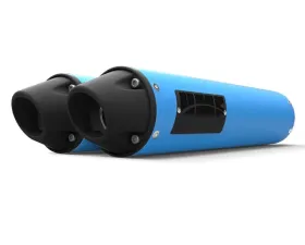 HMF Racing Dual Slip On Exhaust for Can-Am Maverick/MAX 13-18, Black