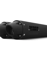 HMF Racing Dual Slip On Exhaust for Polaris RZR XP/4 Turbo 16-19, Black                                     - 035605637792 - Image 2