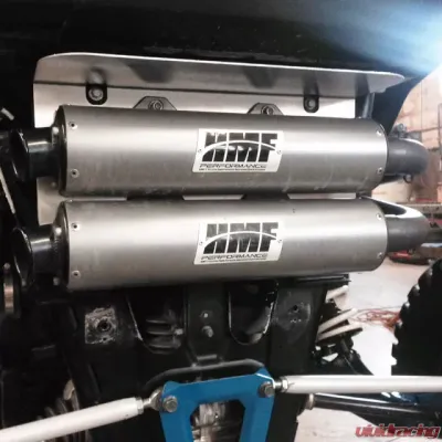 HMF Racing Polaris RZR XP Exhaust Heat Shield Brushed, 2014-2023, Silver - 6355060
