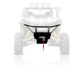 HMF Racing Black HD Front Bumper for Can-Am Maverick 13-18, Steel