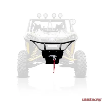 HMF Racing Black HD Front Bumper for Can-Am Maverick 13-18, Steel - 9164312661