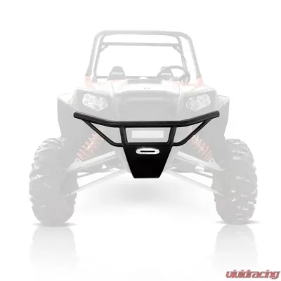 HMF Racing Black HD Front Bumper for Polaris RZR XP 900 11-14, Steel - 9353912461