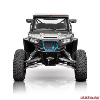 HMF Racing Blue Defender Front LT Bumper No Mount for Polaris RZR Turbo XP1K 14-18 - 9355017464