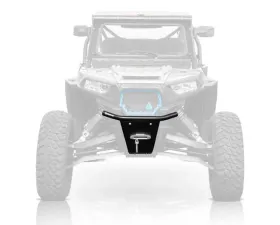 HMF Racing Black Defender Front LT Bumper w/Mount for Polaris RZR Turbo 14-18