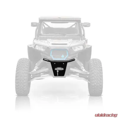 HMF Racing Black Defender Front LT Bumper w/Mount for Polaris RZR Turbo 14-18 - 9355018461