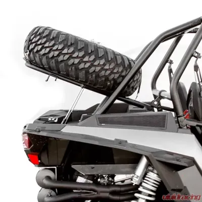 HMF Racing Black Spare Tire Rack for Polaris RZR TURBO | XP1K 14-16 - 9355045561