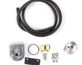 HMF Racing Oil Filter Relocator Kit for Polaris RZR 14-16, Black