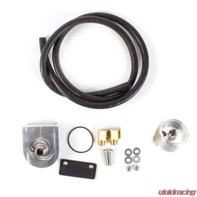 HMF Racing Oil Filter Relocator Kit for Polaris RZR 14-16, Black - 9355522846