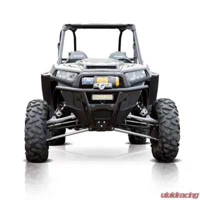 HMF Racing Black HD Deluxe Front Bumper for Polaris RZR TURBO 17-18 - 9356112461