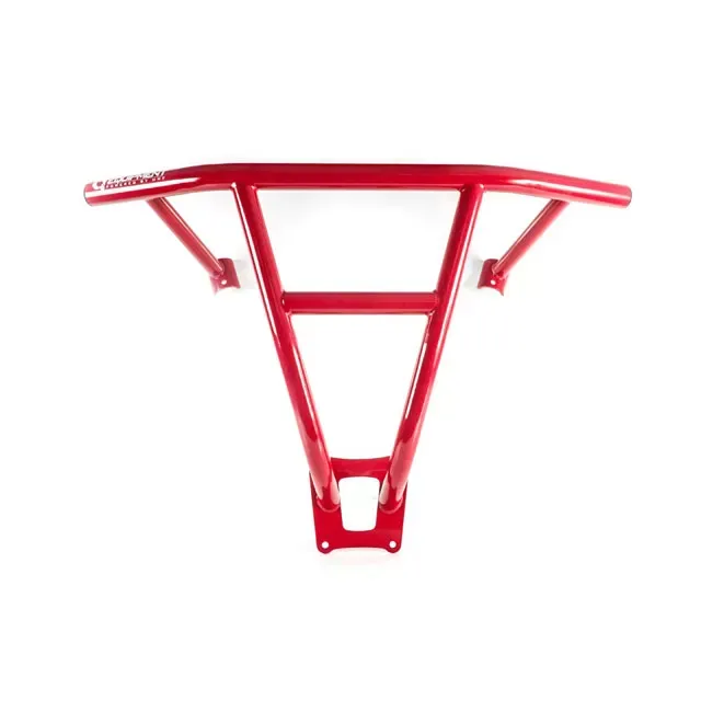 HMF Racing Red Rear Bumper for Polaris RZR TURBO XP1K 17-18, 12MM Steel - 9356112966
