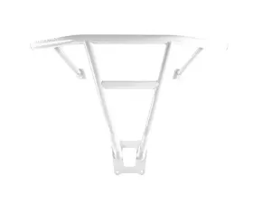 HMF Racing White Rear Bumper for Polaris RZR TURBO XP1K 17-18, 12MM