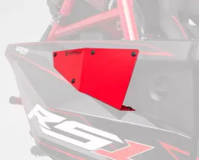 HMF Racing Red Radiator Scoops for Polaris RZR RS1 2018, Durable Design