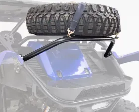 HMF Racing Spare Tire Rack for Yamaha YXR 1000R 2019+, Black Steel