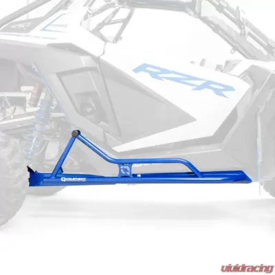 HMF Racing Rock Sliders Blue for Polaris RZR Pro XP 2020-2023, Steel - 9357557889