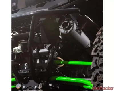 HMF Racing Exhaust System - Black, Fits 2015-2021 Polaris RZR 900 - 529543608788