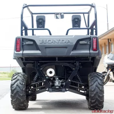 HMF Racing Exhaust System - Black Stainless for Honda CRF450R 2017-2023 - 522683608793