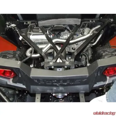 HMF Racing Exhaust System - Black, Stainless Steel - Fits Honda CRF450R 2017-2021 - 535404608888