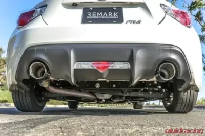Remark Axle-Back Exhaust with Stainless Double Wall Tip Subaru BRZ | Scion FR-S | Toyota 86 2012-2019 - RO-TSZN-D