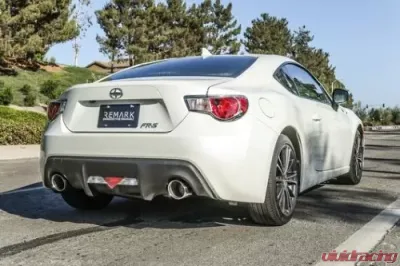Remark Axle-Back Exhaust with Stainless Double Wall Tip Subaru BRZ | Scion FR-S | Toyota 86 2012-2019 - RO-TSZN-D