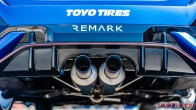 Remark Resonated Catback Dual Exhaust Titanium Honda Civic Type-R FK8 2017-2021 - RK-C2076H-01TC