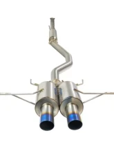 Remark Resonated Catback Dual Exhaust Titanium Honda Civic Type-R FK8 2017-2021                                     - RK-C2076H-01TC - Image 2