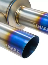 Remark Resonated Catback Dual Exhaust Titanium Honda Civic Type-R FK8 2017-2021                                     - RK-C2076H-01TC - Image 3