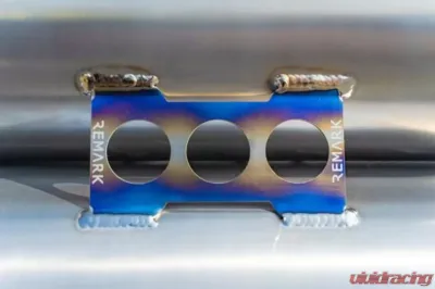 Remark Resonated Catback Dual Exhaust Titanium Honda Civic Type-R FK8 2017-2021 - RK-C2076H-01TC