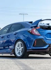 Remark Resonated Catback Dual Exhaust Titanium Honda Civic Type-R FK8 2017-2021                                     - RK-C2076H-01TC - Image 9