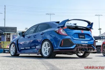 Remark Resonated Catback Dual Exhaust Titanium Honda Civic Type-R FK8 2017-2021 - RK-C2076H-01TC