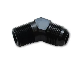 Vibrant Performance 45 Degree Adapter Fitting; Size: -8AN x 1/4