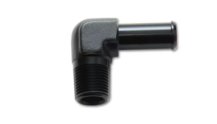 Vibrant Performance Male NPT to Hose Barb Adapter, 90 Degree; NPT Size: 1/8" Hose Size: 5/16 - 11236