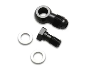 Vibrant Performance Single Male Banjo Adapter Assembly; Banjo Size: -4AN; Bolt Size: M10 x 1.25