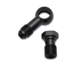Vibrant Performance Single Male Banjo Adapter Assembly; Banjo Size: -4AN; Bolt Size: 7/16-20
