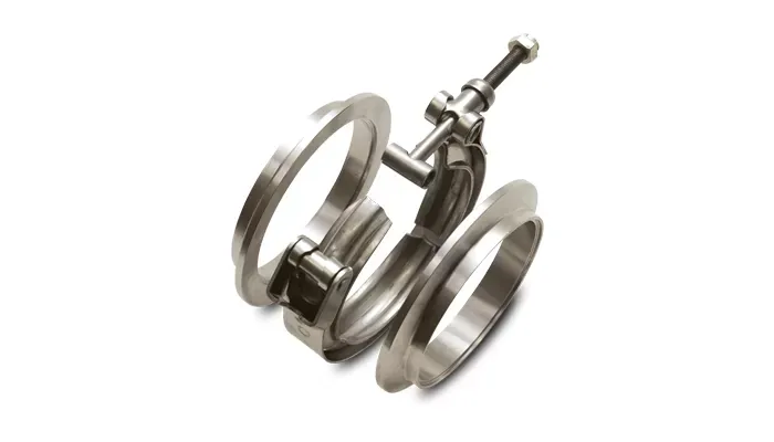 Vibrant Performance V-Band Titanium Flange Assembly, for 4.00" O.D. Tubing - 12493
