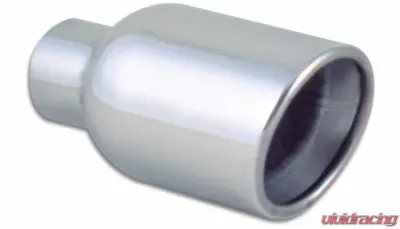 Vibrant Performance 4.00" Outlet O.D. Stainless Steel Tip (Double Wall, Angle Cut), 3.00" Inlet I.D. - 1343