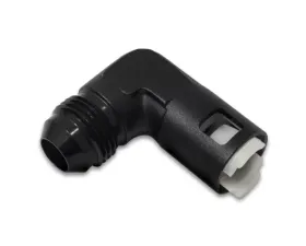Vibrant Performance 90 Degree Male AN Quick Disconnect EFI Adapter, AN Size:-6; EFI Line Size: 5/16