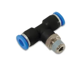 Vibrant Performance Male Tee Fitting, Tube O.D. Size: 1/4