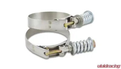 Vibrant Performance Spring Loaded T-Bolt Clamps (Pack of 2) - Clamp Range: 3.53"-3.83 - 27832