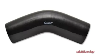 Vibrant Performance 45 Degree Elbow, 2.375" I.D. x 5.00" Leg Length - Black - 27909