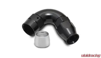Vibrant Performance 120 Degree High Flow Hose End Fitting for PTFE Lined Hose, -4AN - 28204