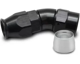 Vibrant Performance 30 Degree High Flow Hose End Fitting for PTFE Lined Hose, -10AN